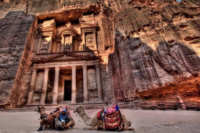 2-Day Tour: Petra, Wadi Rum, and 3Hour Stop at Aqaba or Dead Sea - Petra time plan: horse ride option, main walk, and keeping your energy