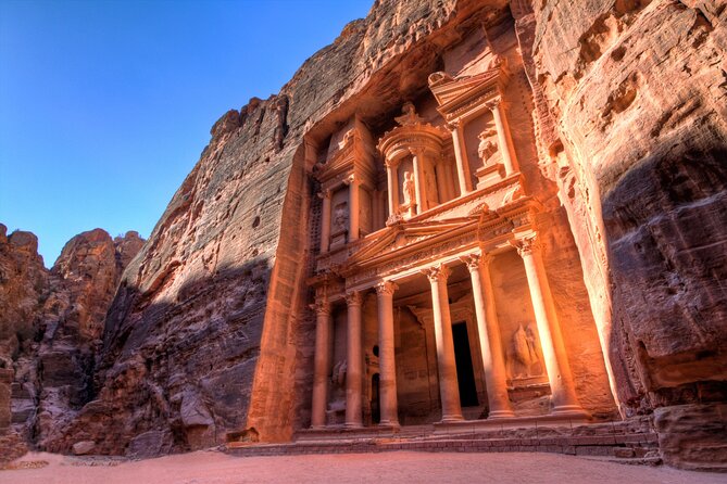 2 Day Tour to Petra, Wadi Rum, and Dead Sea from Amman - Petra on foot: the Siq, Treasury, and the main monuments loop