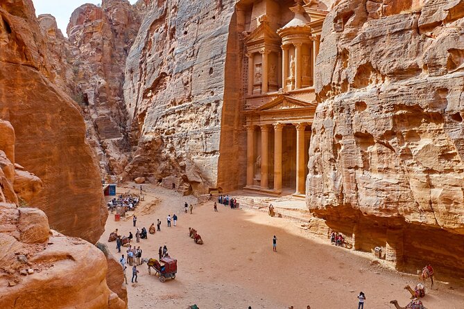 4-Days Tour of Jerash, Petra, Wadi Rum & Dead Sea from Amman - Petra in 4 hours: Al Siq’s canyon walk to the Treasury