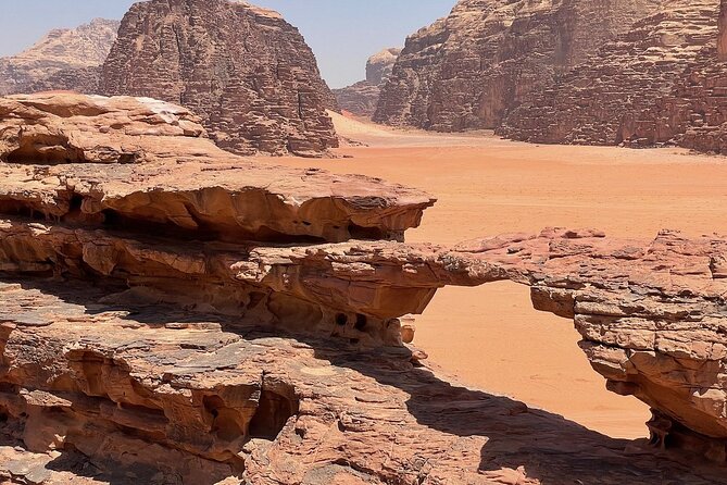 4 Hour Jeep Tour Wadi Rum Desert Highlights (morning or sunset) - Jebel Khazali canyon: caravans, pilgrims, and petroglyphs
