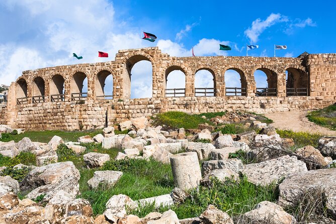 6 Days Private tour to Amman Baptism Site Petra Wadi Rum Dead sea - Day 1 in Amman and Jerash: Roman Theatre to Ajloun Castle views