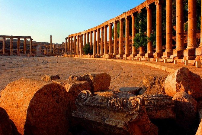 Amman - Jerash - Ajloun - Amman - Getting there in comfort, with pickup and WiFi onboard