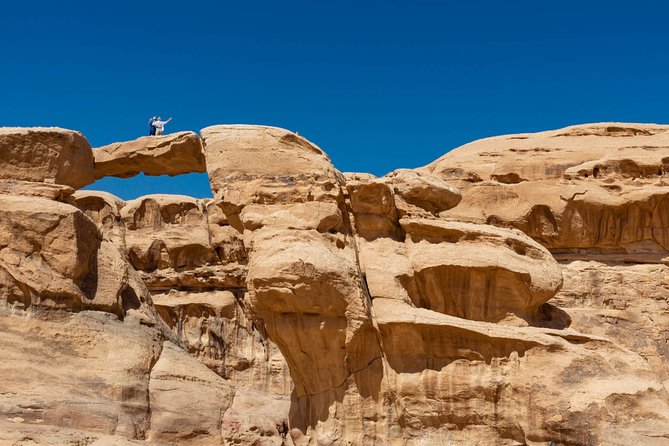 Best of Wadi Rum | Full day jeep tour + overnight in bedouin camp | Pack all-in - Lawrence of Arabia Places and Nabatean Carvings: The Human Side of the Desert