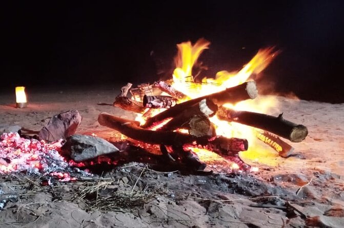 Cooking outside in little Petra between the Mountains. - Pickup, Mobile Tickets, and Group Size: How the Evening Moves