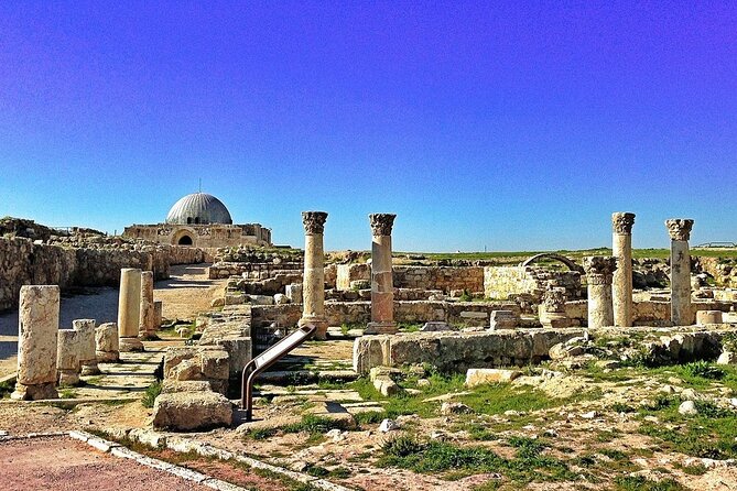 Downtown (Amman city) sightseeing 5 hours - Roman Theatre in Amman, a 2nd-century stop that still feels huge