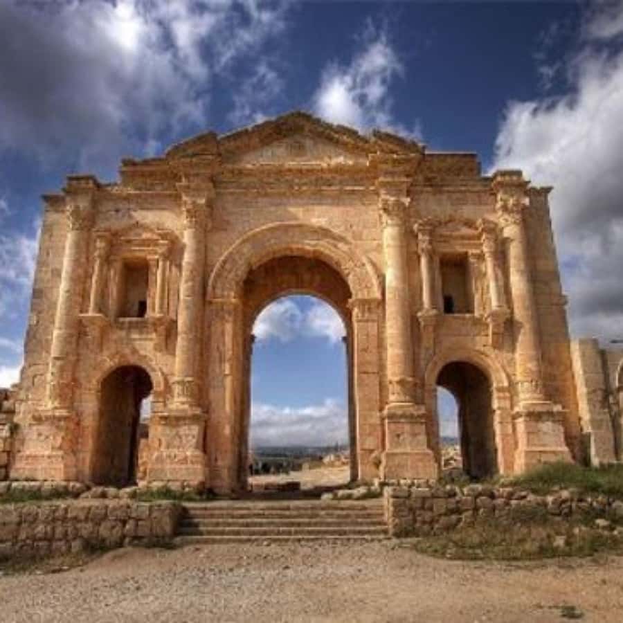 Explore Northern Jordan:Amman to Jerash, Ajloun,and Umm Qais - Jerash’s Roman Streets, Oval Plaza, and Temple of Art