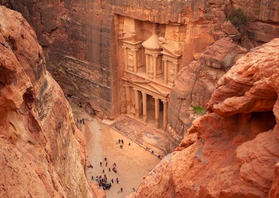 From Amman: 2-Day Petra, Wadi Rum, and Dead Sea Tour - Petra in 4 Hours: Treasury to Monastery Without the Guesswork