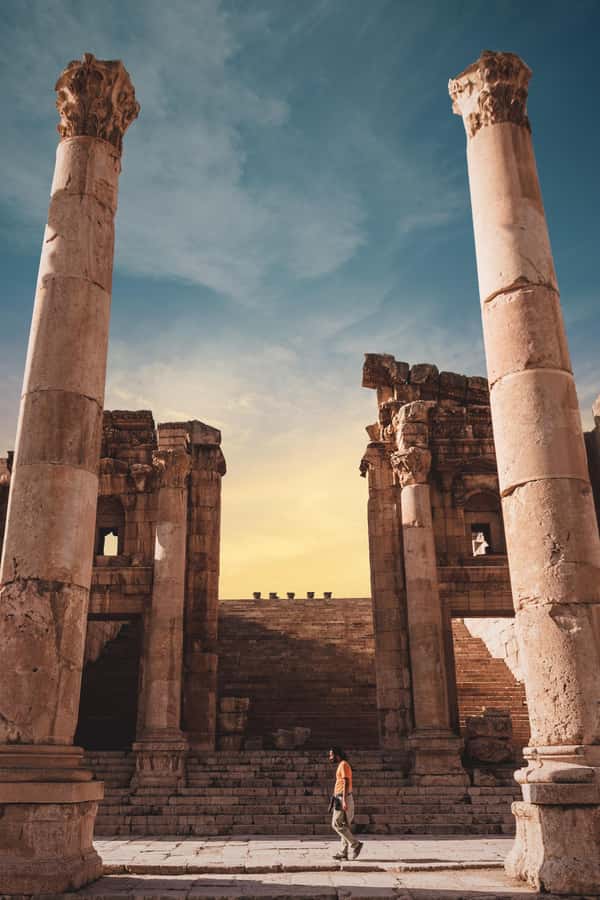 From Amman: Full day Jerash and Amman city Tour - Roman Theatre in Amman: 6,000 seats and a concert-ready vibe