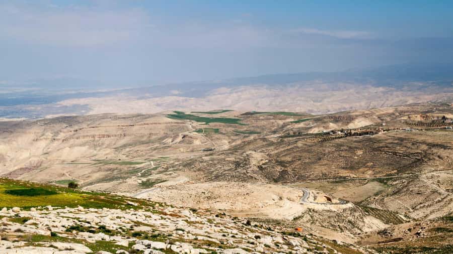 From Amman:Full day Madaba, Mount Nebo and Baptism Site Tour - Madaba’s mosaics: St. George church first, then St. John the Baptist