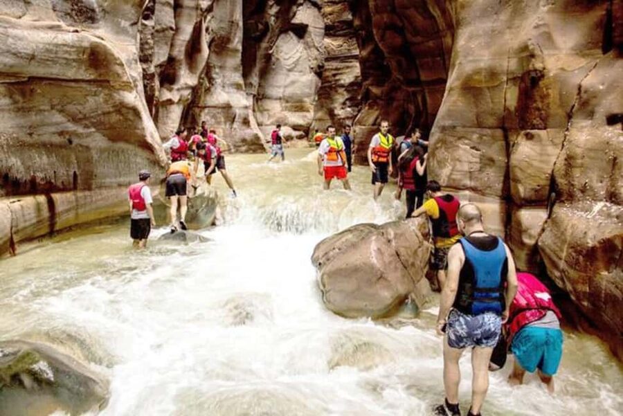 From Amman or Madaba: Wadi Mujib Hiking Tour - Wadi Al-Mujib canyon hike: moderate, wet, and seriously memorable