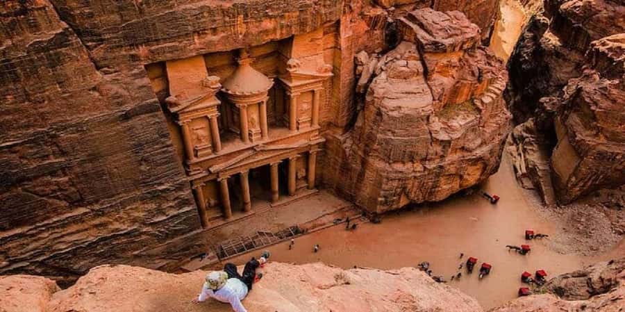 From Amman: Petra & Dead Sea Day Trip - Petra entrance fees and whether you need a local guide