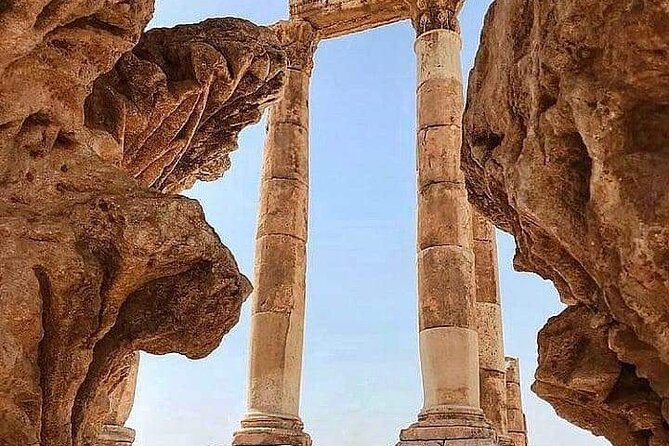 From Amman :Private day tour to Jerash and Ajloun - Jerash ruins with the Oval Plaza: where the city hits you first