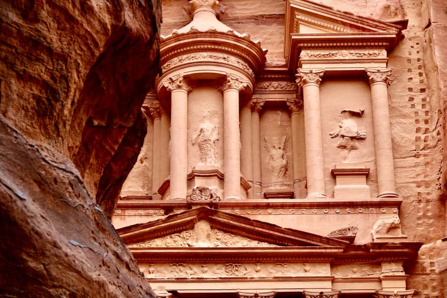 From Aqaba: Private Day Tour to Petra - Khazneh (The Treasury) and the “classic Petra” stops