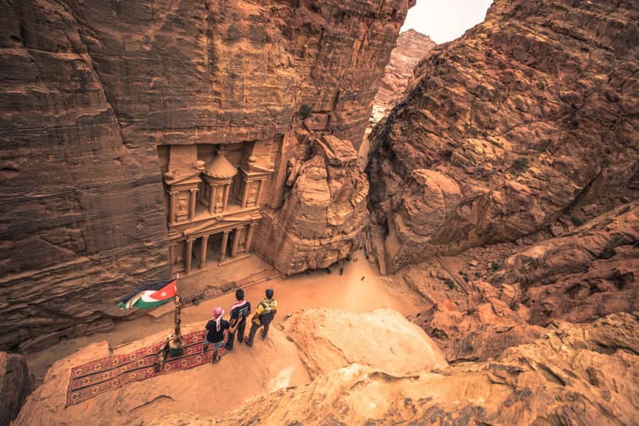 From Eilat: Petra Day Group Tour - Wadi Rum Observation Stops on the Return Route