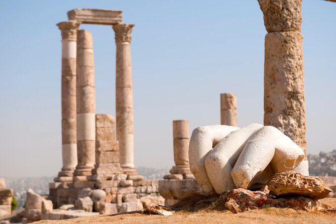 Full Day Amman Private Luxury City Tour - The Citadel on Jabal al-Qala: where Ammonians to Byzantines all show up