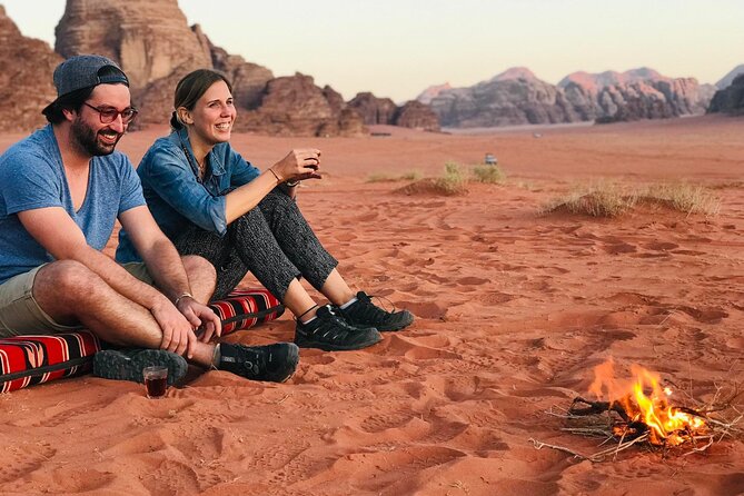Full Day Jeep Tour in Wadi Rum Desert | Magic Bedouin Star - Little Bridge: short hike, hands and feet