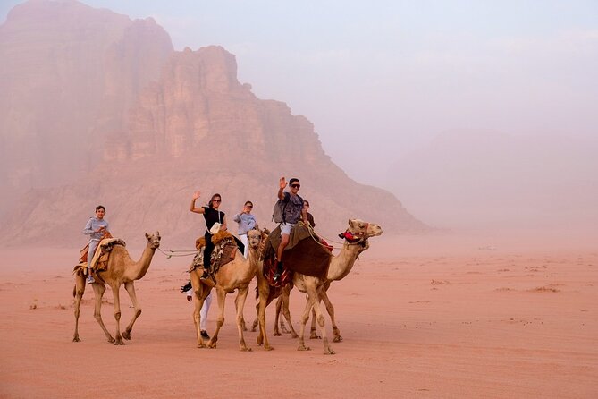 Full Day Jeep Tour in Wadi Rum (incl. Bedouin picnic lunch) - Optional upgrades: camel rides and overnight cave nights