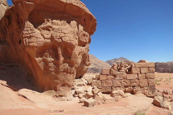 Full-Day Jeep Tour, Wadi Rum Desert Highlights - Al Hasany, Al Ramal, and walking barefoot on red sand