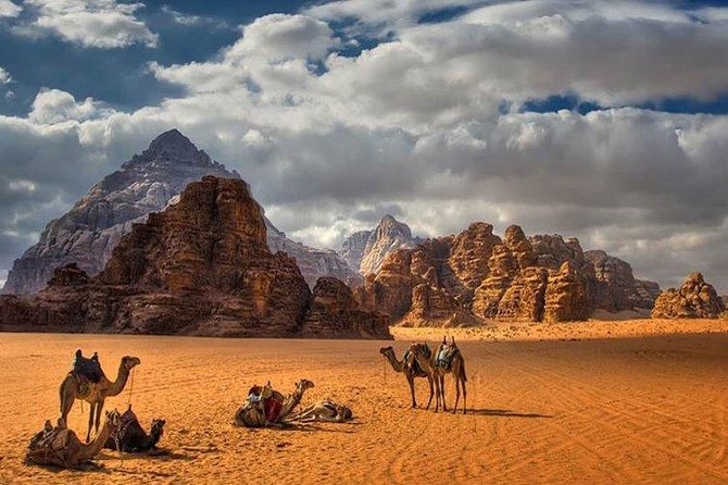Full-Day Private Trip To Petra, Wadi Rum - Stop 3, Wadi Rum Protected Area: icons plus tea breaks
