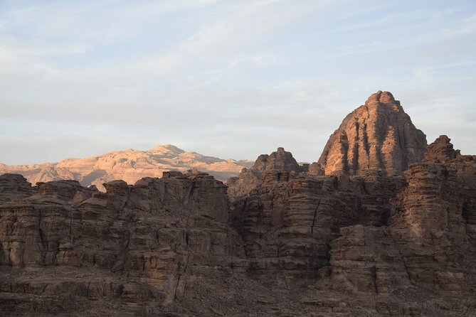 Half day Jeep and camel tour No stay - The little bridge climb, soft sand walking, and Khazali Canyon inscriptions