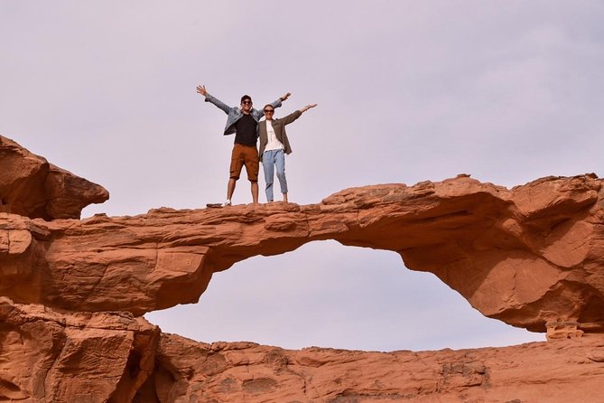 Half-Day Jeep Safari "Wadi Rum Highlights!" w/ Professional Bedouin Guide - Camel Riding, Sand Boarding, and Tea: Choose Your Desert Moments