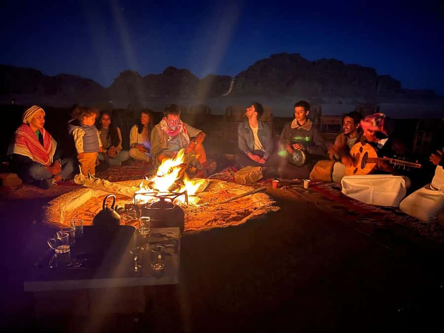 half day jeep tour &one night stay & all meals - Where the adventure starts at Wadi Rum Quiet Village Camp Park