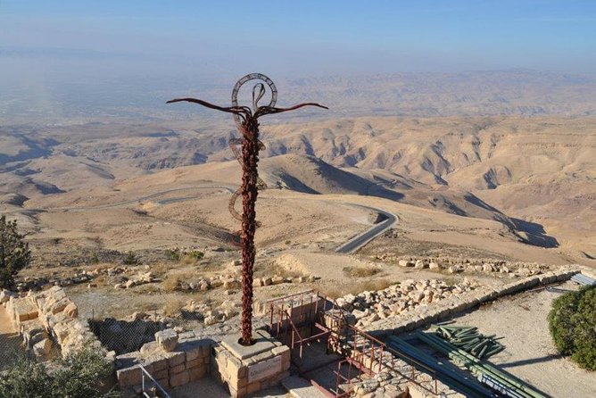 Half-Day Majesty: Madaba Mosaics & Mount Nebo's View - Mount Nebo: the view, the Moses Memorial, and the church ruins