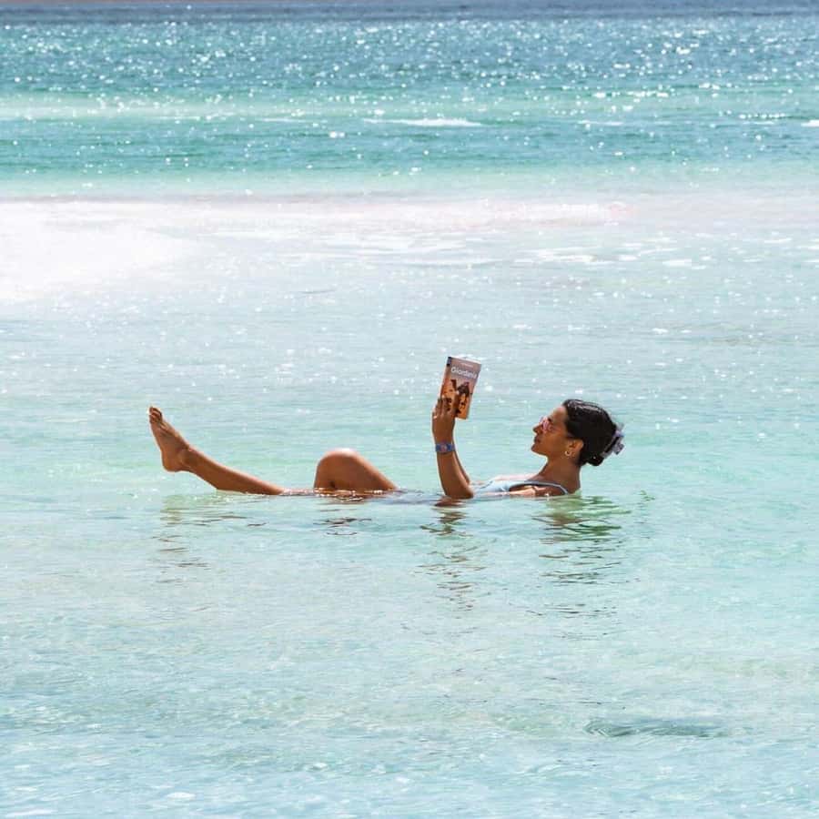 Half Day Tour Dead Sea , Pink Lake, Crystal beach From Amman - Dead Sea Floating and Swimming: What It’s Really Like