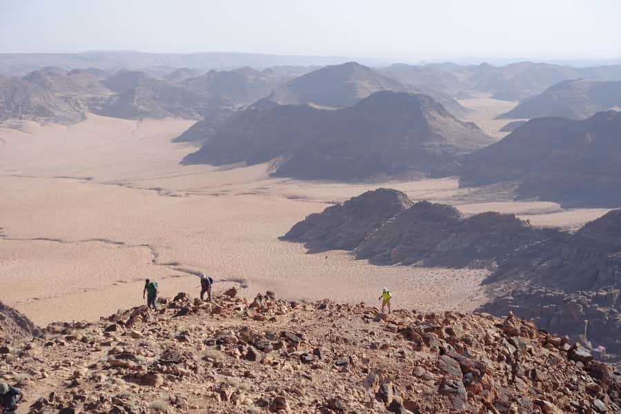 Hike to Jordan's Highest Mountain, Umm Ad Dami & Overnight - Moon of the Valley stops, Qatar Spring, and photo breaks