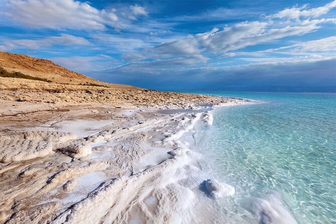 Holy-Land Tour, Full-Day from Amman or Airport - Dead Sea hotel resort swim: salty water, mud, and a proper exhale