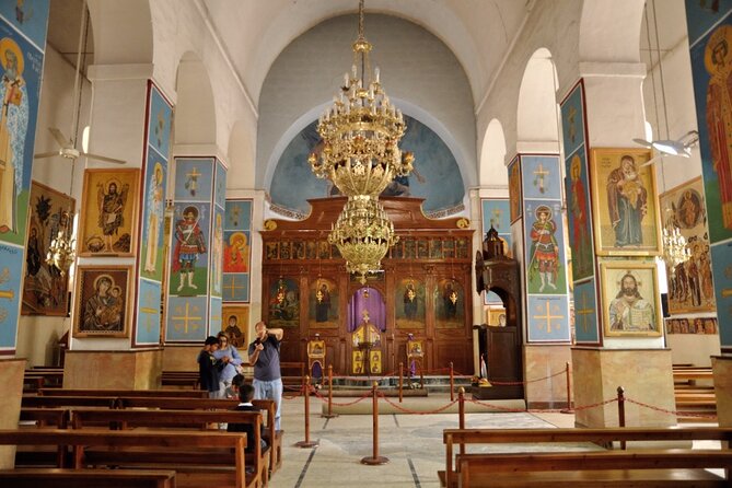 In the Footsteps of Saints Private Tour - St. George Greek Orthodox Church: the Madaba Map mosaic floor
