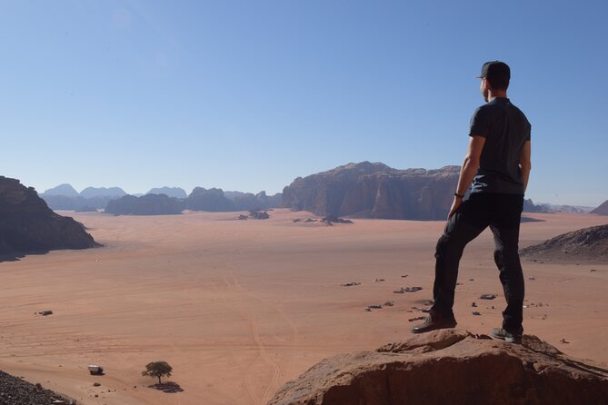 Jeep Tours in Wadi Rum with Bedouin Guide 2,3,4,5 hours | Magic Bedouin Star - Sand dune viewpoint at the protected area: wide views and optional sliding