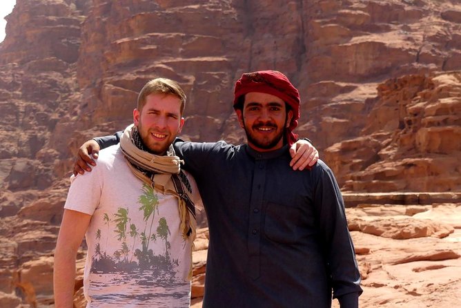 Jeep Tours in Wadi Rum with Bedouin Guide 2,3,4,5 hours | Magic Bedouin Star - Um Frouth Rock Arch and sunset time over the White Desert