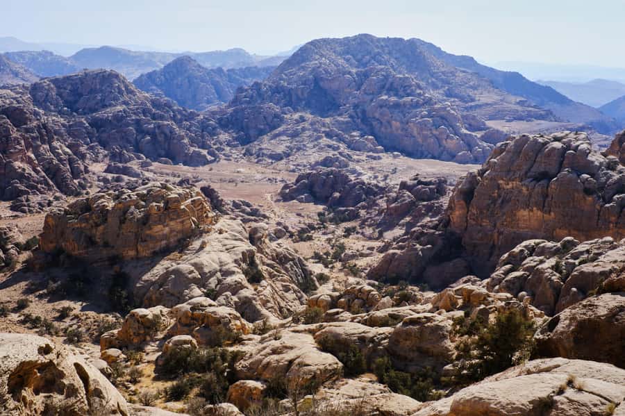 Jordan Trail: Dana to Petra 4-Day Trekking Tour - Petra arrival via the back trail, and why that first view matters