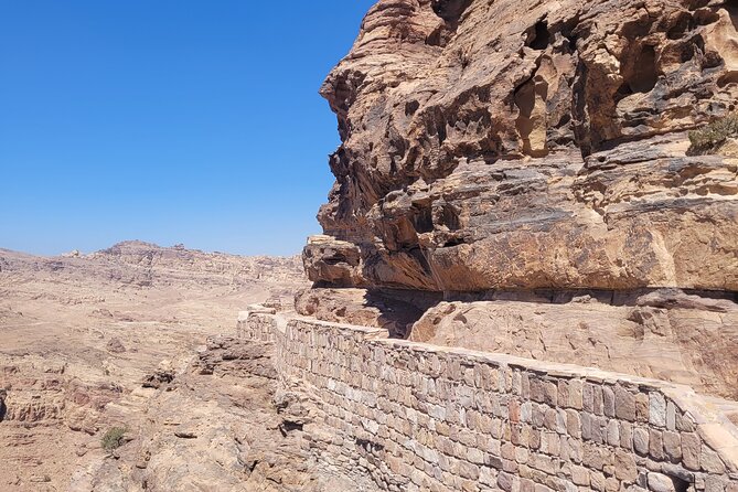 Private Petra Back Entrance Tour with Guide . - Royal Tombs, Theatre Views, and Qaser Al-Bint Along the Main Trail