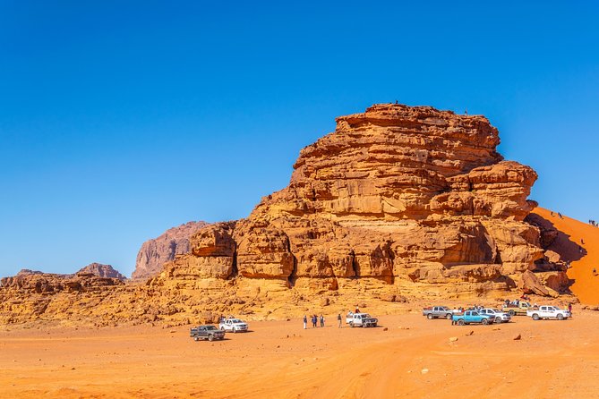 Private Tour of Wadi Rum Star Wars from Aqaba - Stop 1 in the Wadi Rum Protected Area: The Color Show Begins