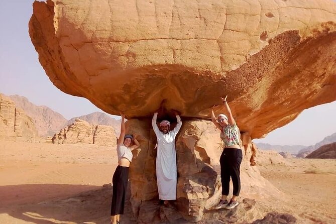 Wadi Rum 2-Day Jeep Tour with Meals and Overnight in Bedouin Camp - Sunset tea and campfire stargazing: the schedule that makes Wadi Rum feel enormous