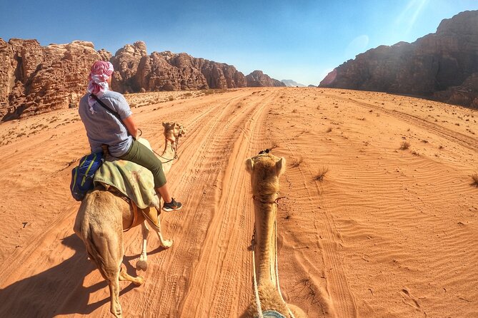 Wadi Rum: Camel Trek Adventure - Stop 1 in the Wadi Rum Protected Area: what you actually see