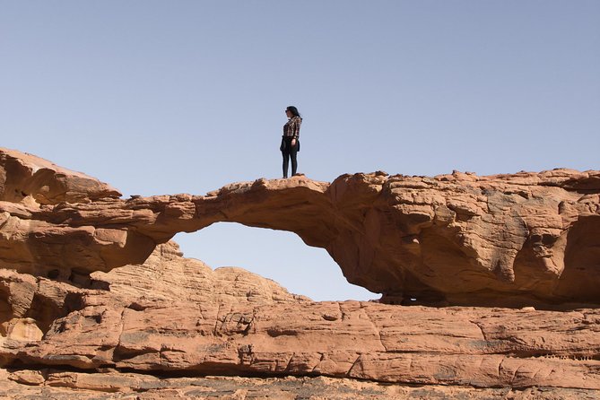 Wadi Rum Desert Tour with Lunch & Sunset - Um Fruth Rock Bridge and the final sunset finish