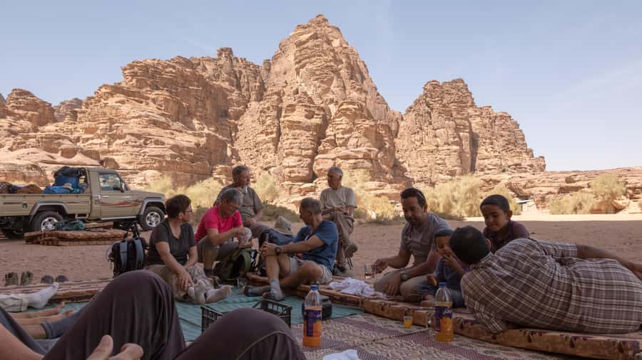 Wadi Rum: Explore 10-Hour Jeep Tour Pass, Guide, Meal & Stay - Meals included: breakfast, lunch, dinner, and water, plus vegetarian needs