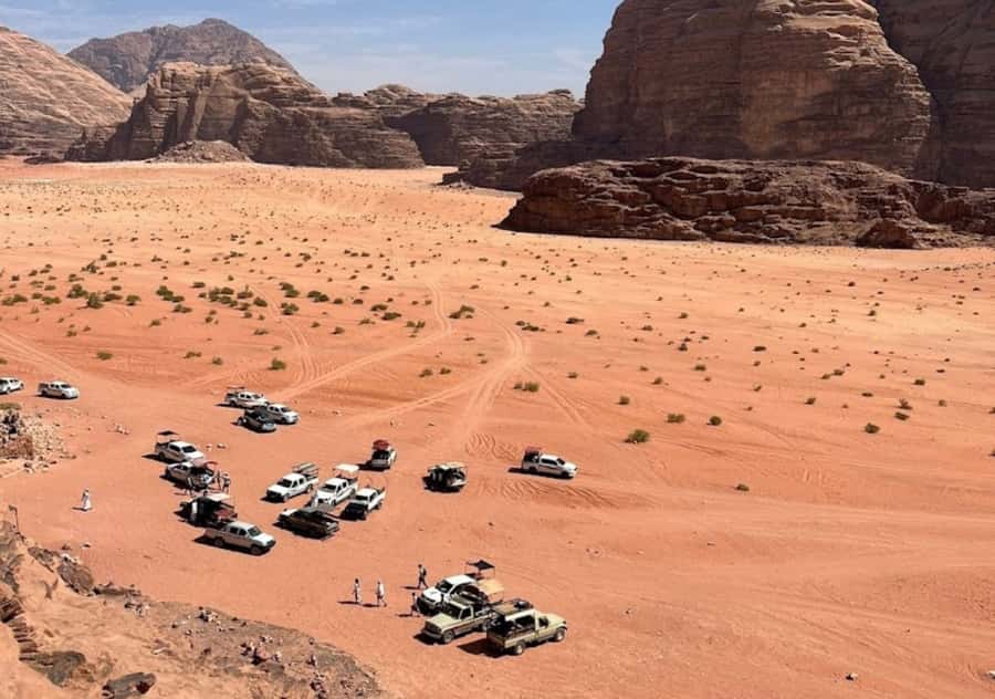 Wadi Rum:Full Day Tour Lunch Sand boarding Camel Ride Sunset - Lawrence Spring and Lawrence’s House: More Than a Movie-Set Feel