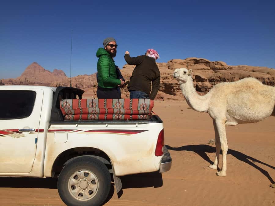Wadi Rum:Full Day Tour Lunch Sand boarding Camel Ride Sunset - Lunch, Water, and Tea: How the Desert Keeps You Comfortable