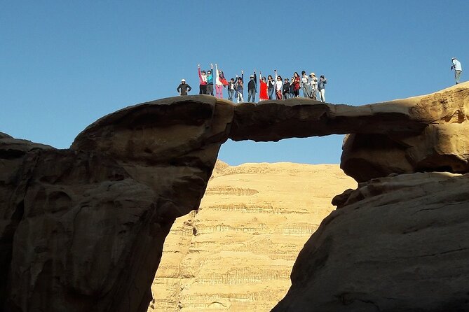 Wadi Rum Jeep Tour & Camp; Overnight - Wadi Rum Village tea, then straight into the classics