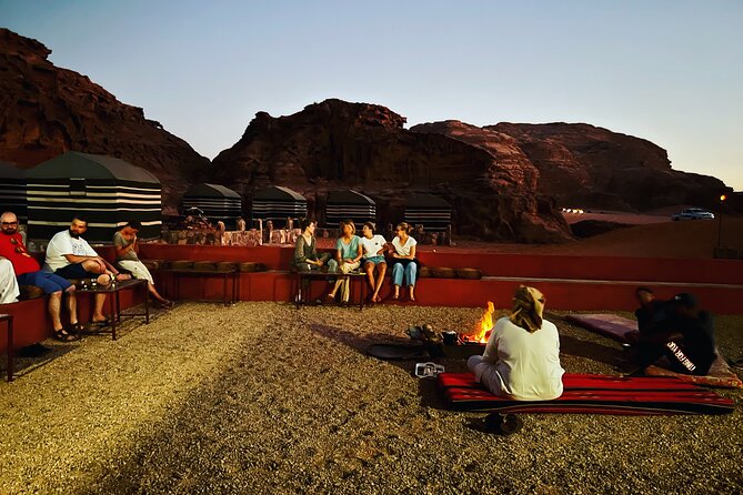 Wadi Rum Jeep Tour & Camp; Overnight - Jebel Khazali inscriptions: where the guide matters