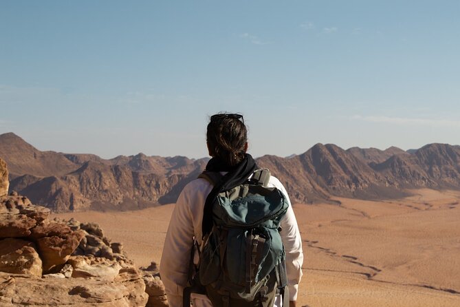 Wadi Rum: Mountain Hike with Lunch & Scenic Valley Tour - From Wadi Rum Rest House, the day starts with a desert drive